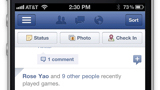 Facebook trasforma il news feed mobile in un canale virale per i giochi