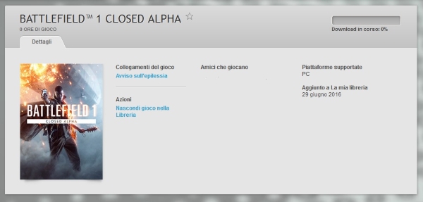Battlefield 1 Closed Alpha
