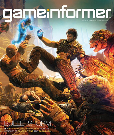 Copertina di GameInformer con Bulletstorm