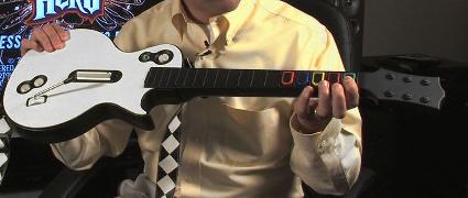 La chitarra wireless di Guitar Hero III