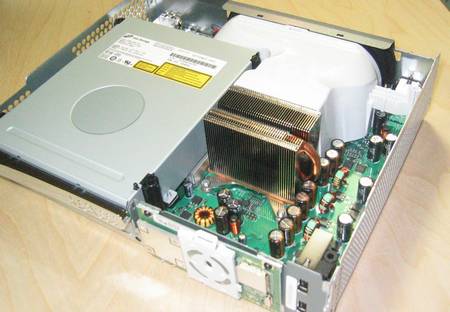 Vecchio sistema di raffreddamento di XBox 360