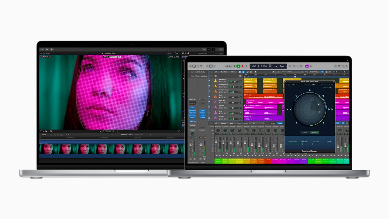 Final Cut Pro e Logic Pro per i nuovi MacBook Pro con chip M1 Pro e M1 Max. Ecco come cambiano