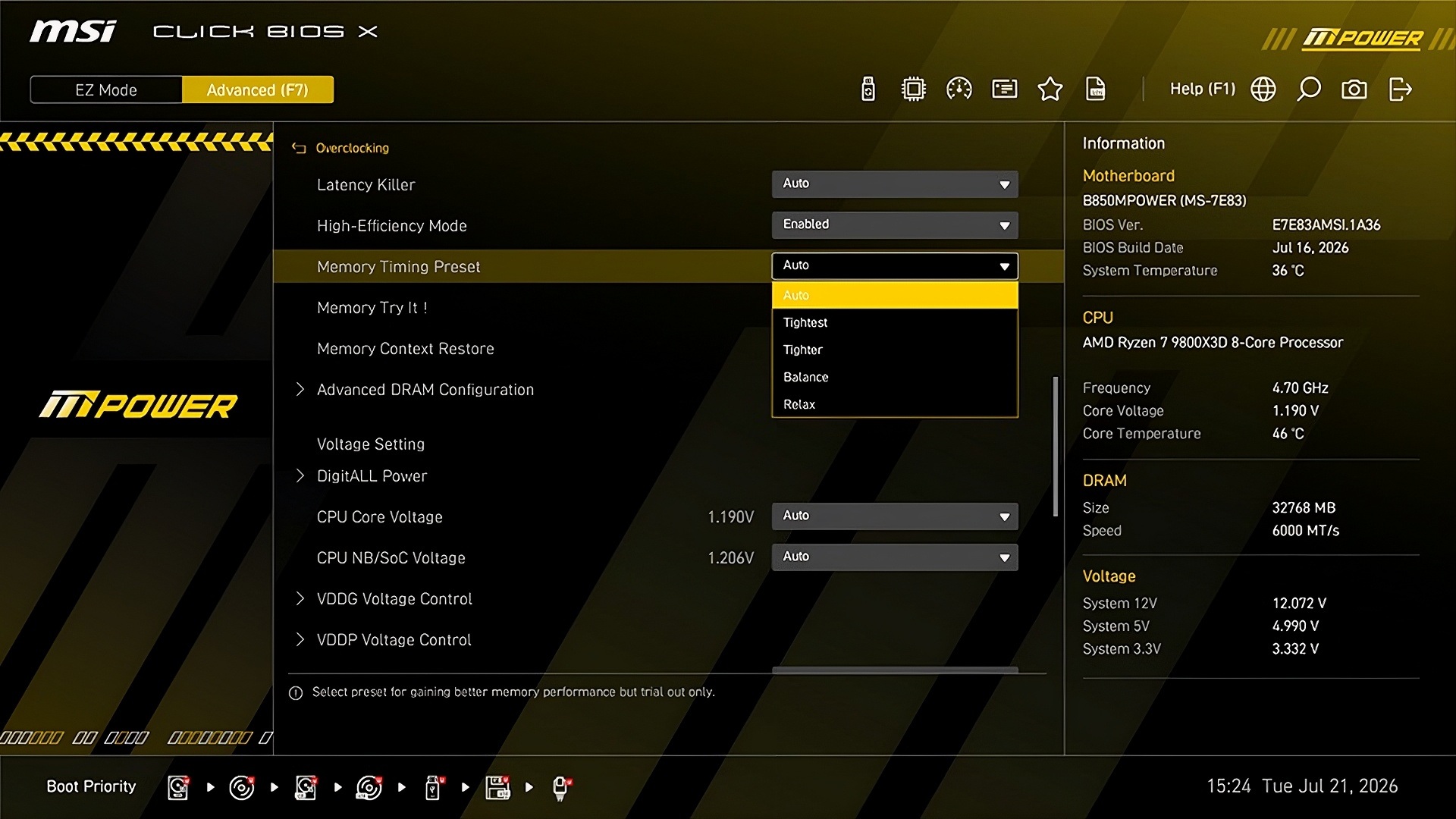 MSI ha ucciso AMD EXPO ULL? High-Efficiency Mode, la modalit&agrave; che fa volare i 'vecchi' kit RAM