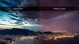 Filtri Irix per ridurre l'inquinamento luminoso in foto