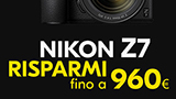 Fino a 960 di risparmio per l'acquisto di una mirrorless full frame Nikon Z