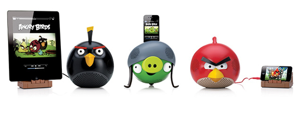 Angry Birds speaker dock