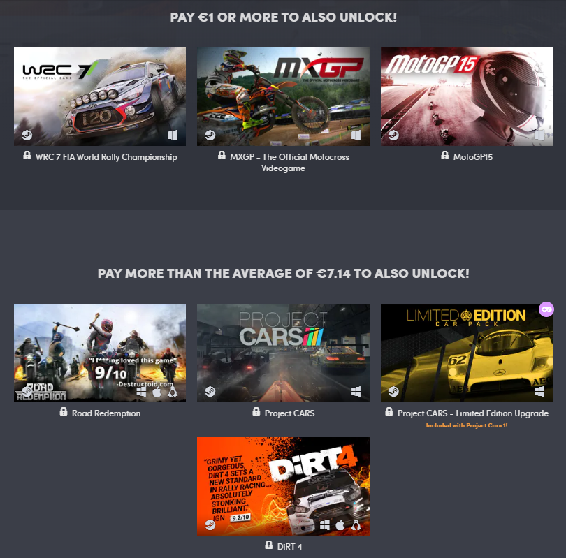 Humble Bundle Just Drive