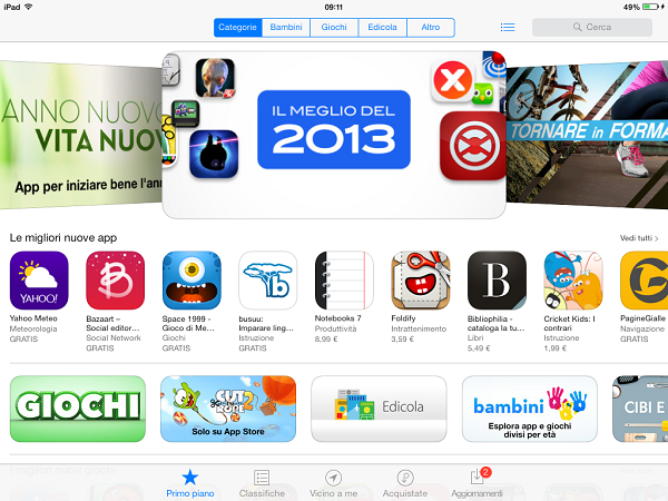 App Store, iPad