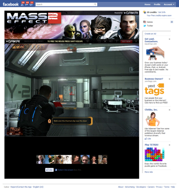 Mass Effect 2 su Gaikai
