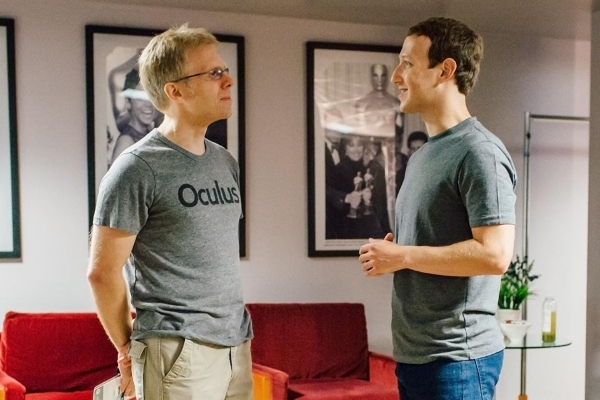 John Carmack e Mark Zuckerberg