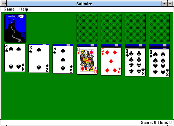 Solitario su Windows 3