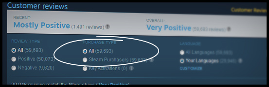 Steam Review System